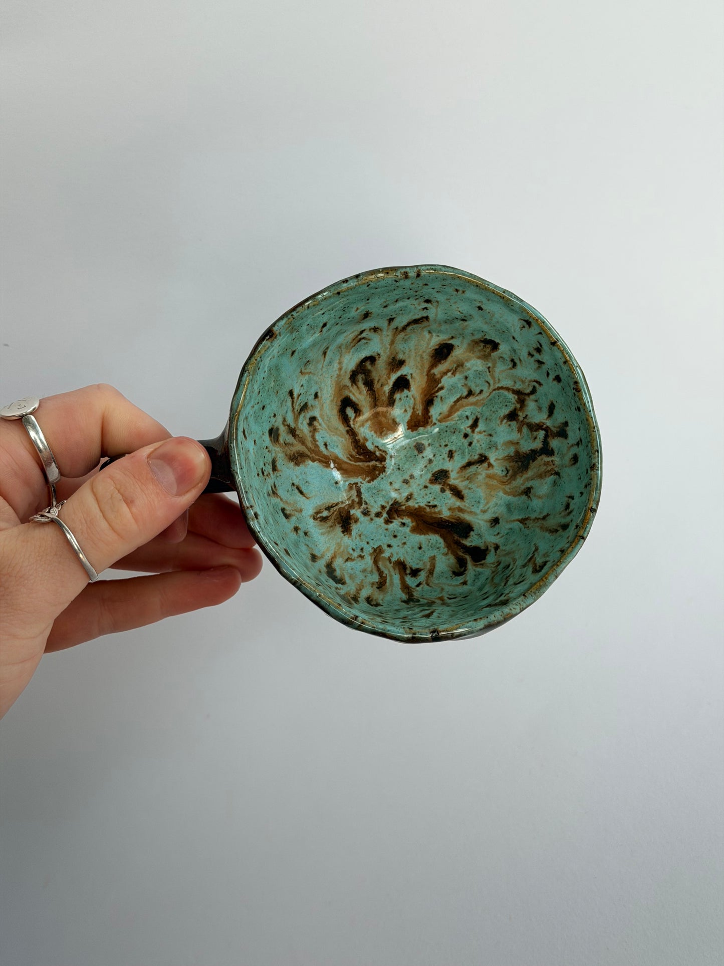 Brown Seashell Handmade Ceramic Mug