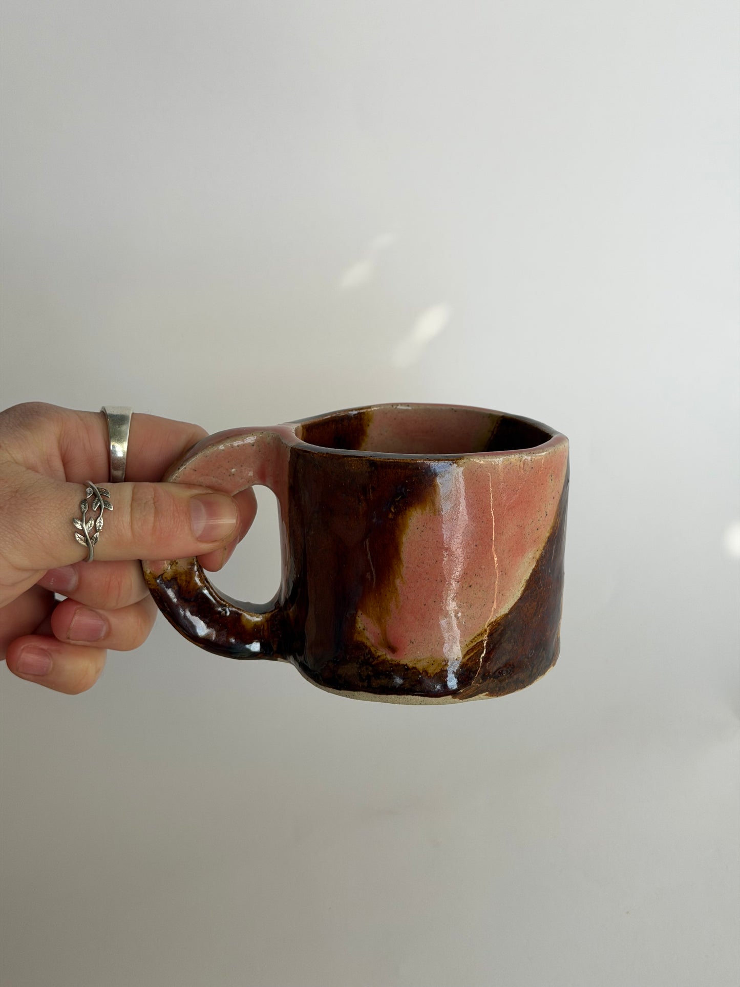 Rose Copper Handmade Ceramic Mug