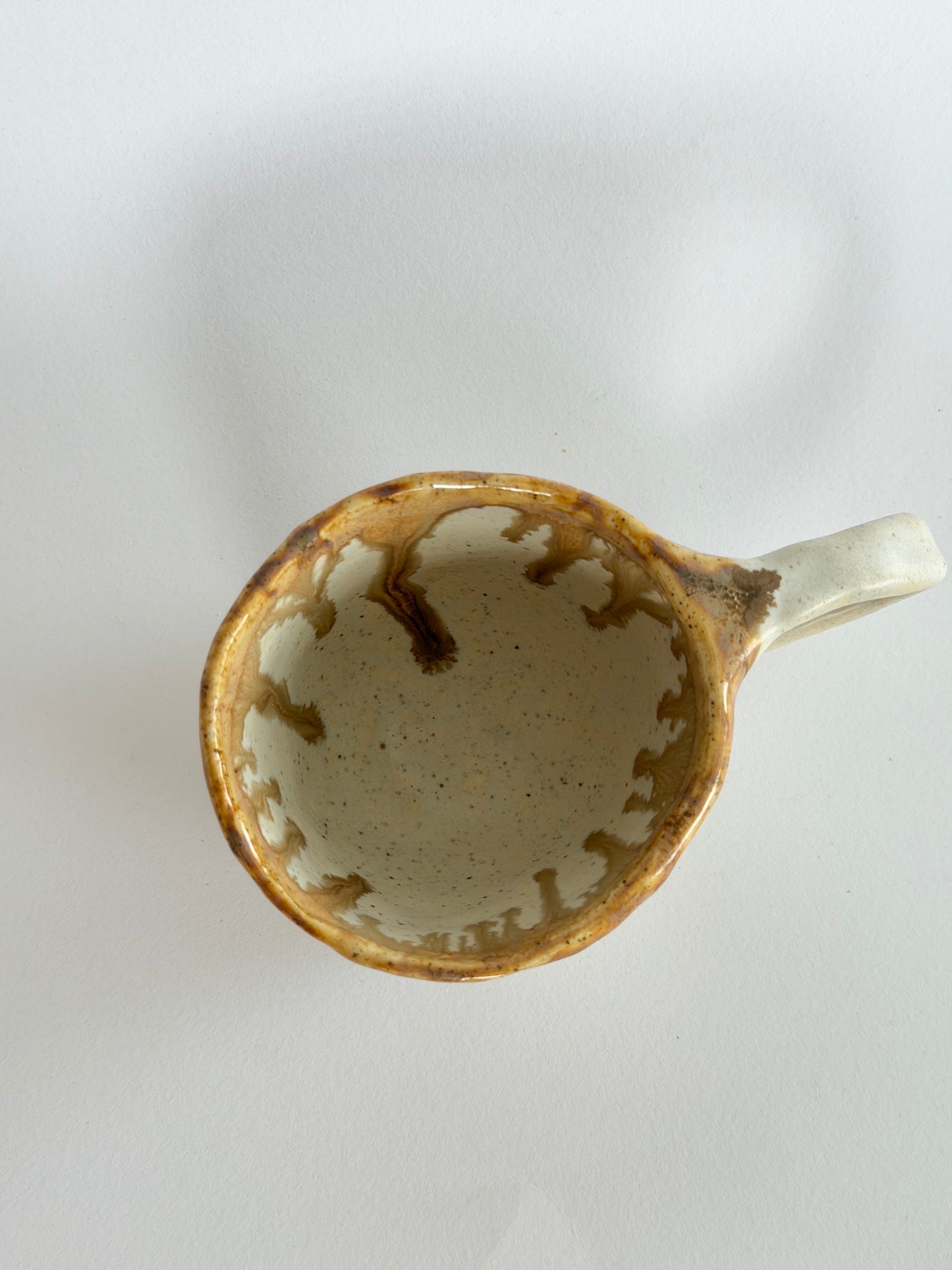 Caramel Handmade Ceramic Tea Cup
