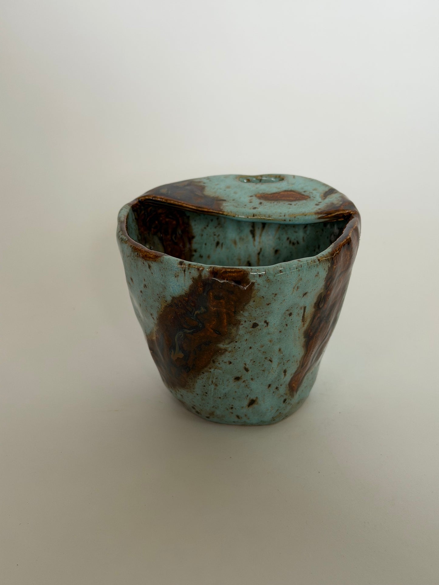 Ocean Copper Handmade Ceramic Travel Mug