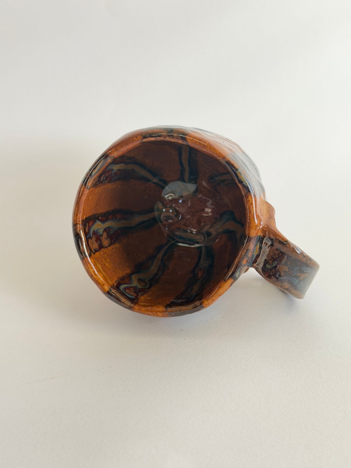 Striped Handmade Ceramic Mug