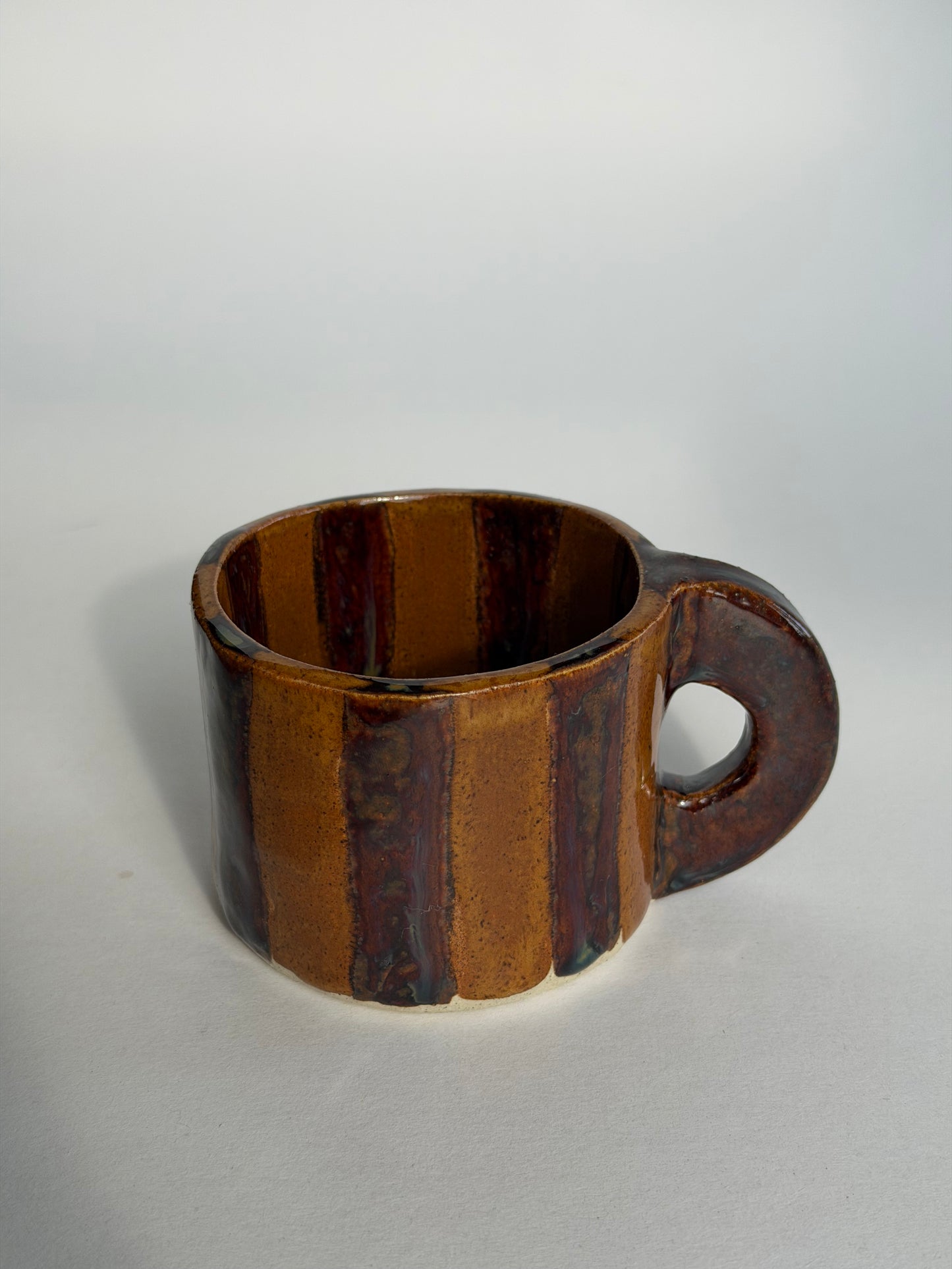 Striped Handmade Ceramic Mug