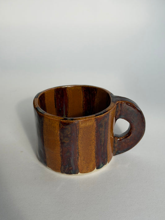 Striped Handmade Ceramic Mug