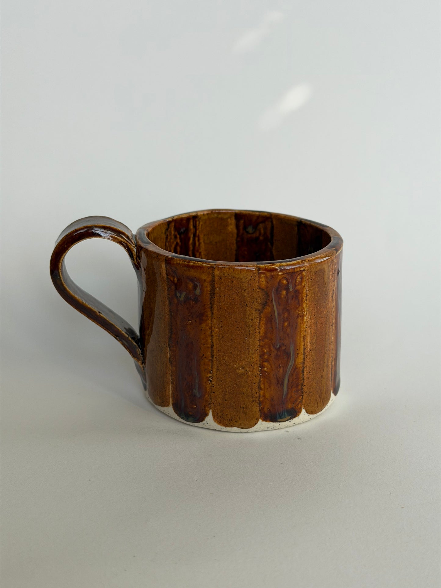 Striped Handmade Ceramic Mug