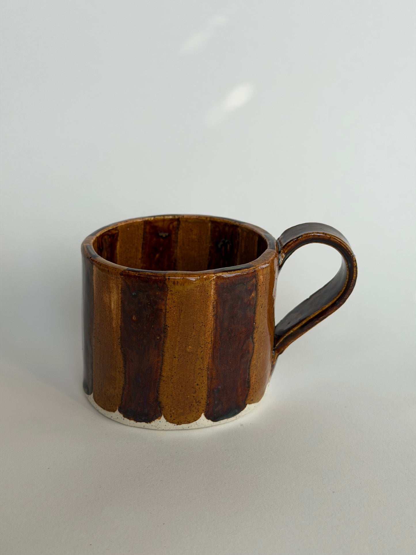 Striped Handmade Ceramic Mug