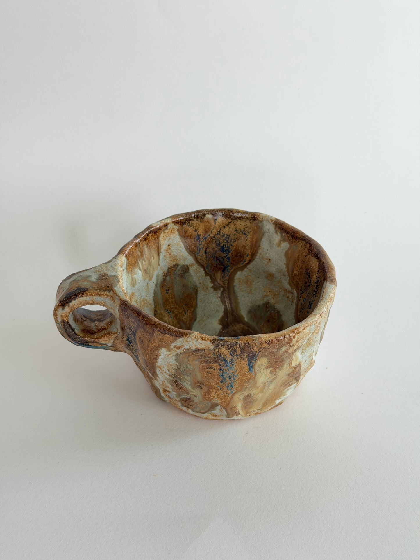 Earthy Seashell Ceramic Mug