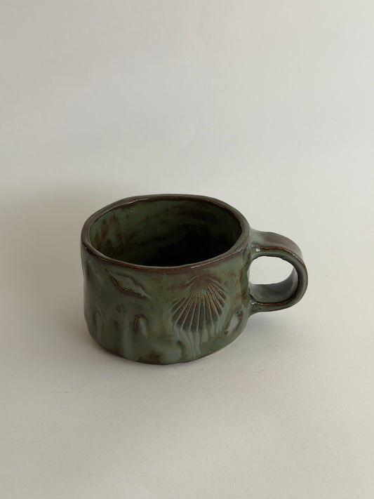 Seashell Handmade Ceramic Cup