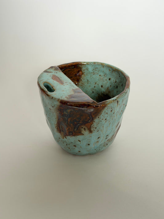 Ocean Copper Handmade Ceramic Travel Mug