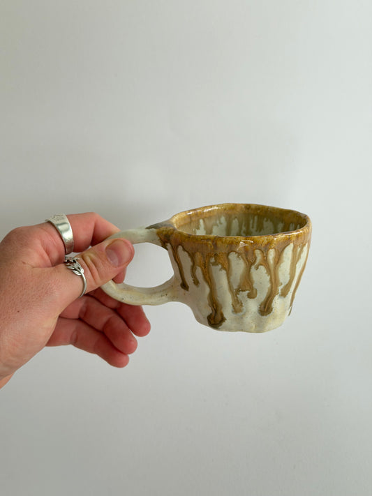 Caramel Handmade Ceramic Tea Cup