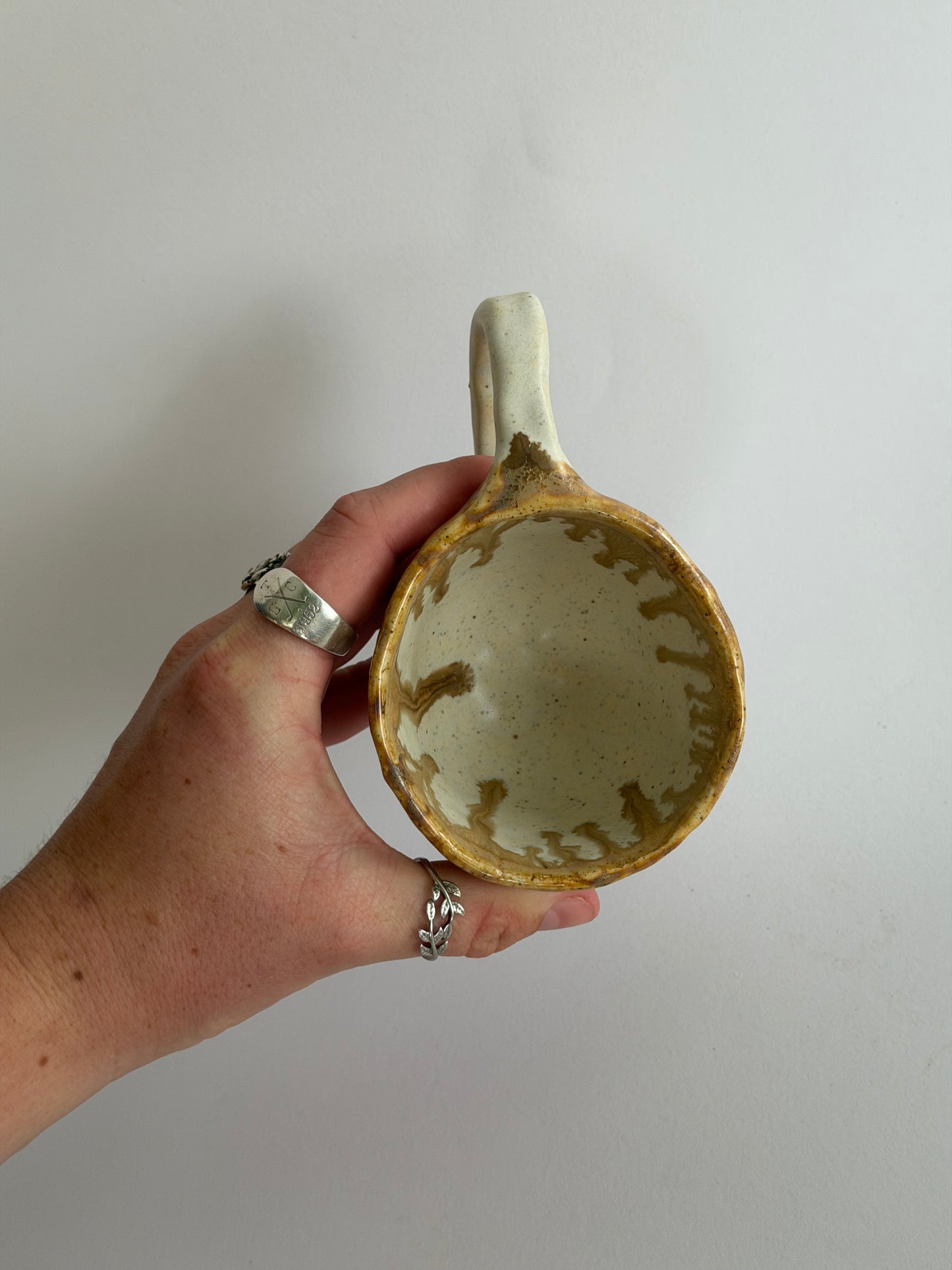 Caramel Handmade Ceramic Tea Cup