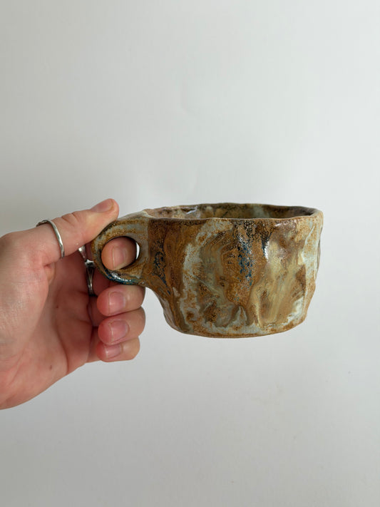 Earthy Seashell Ceramic Mug