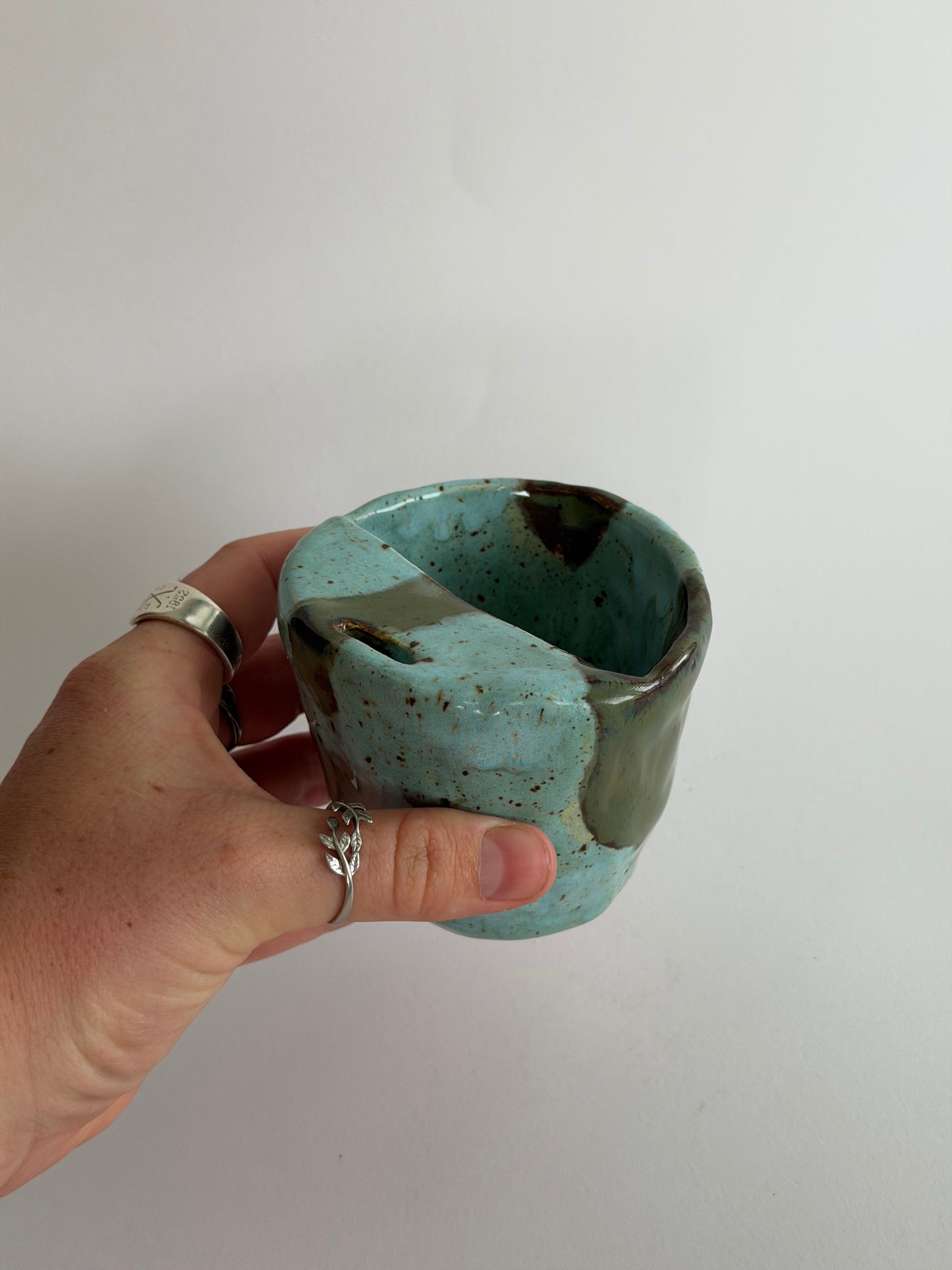 Ocean Wash Handmade Ceramic Travel Mug