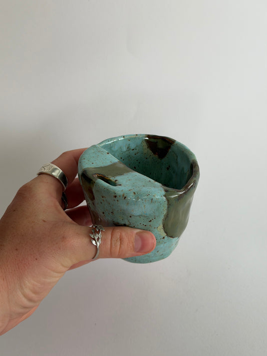 Ocean Wash Handmade Ceramic Travel Mug
