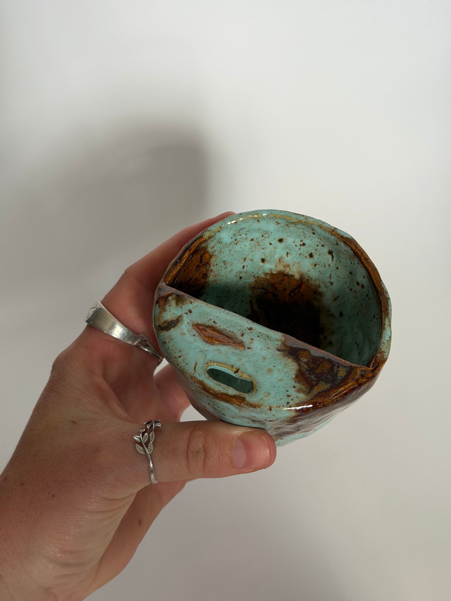 Ocean Copper Handmade Ceramic Travel Mug