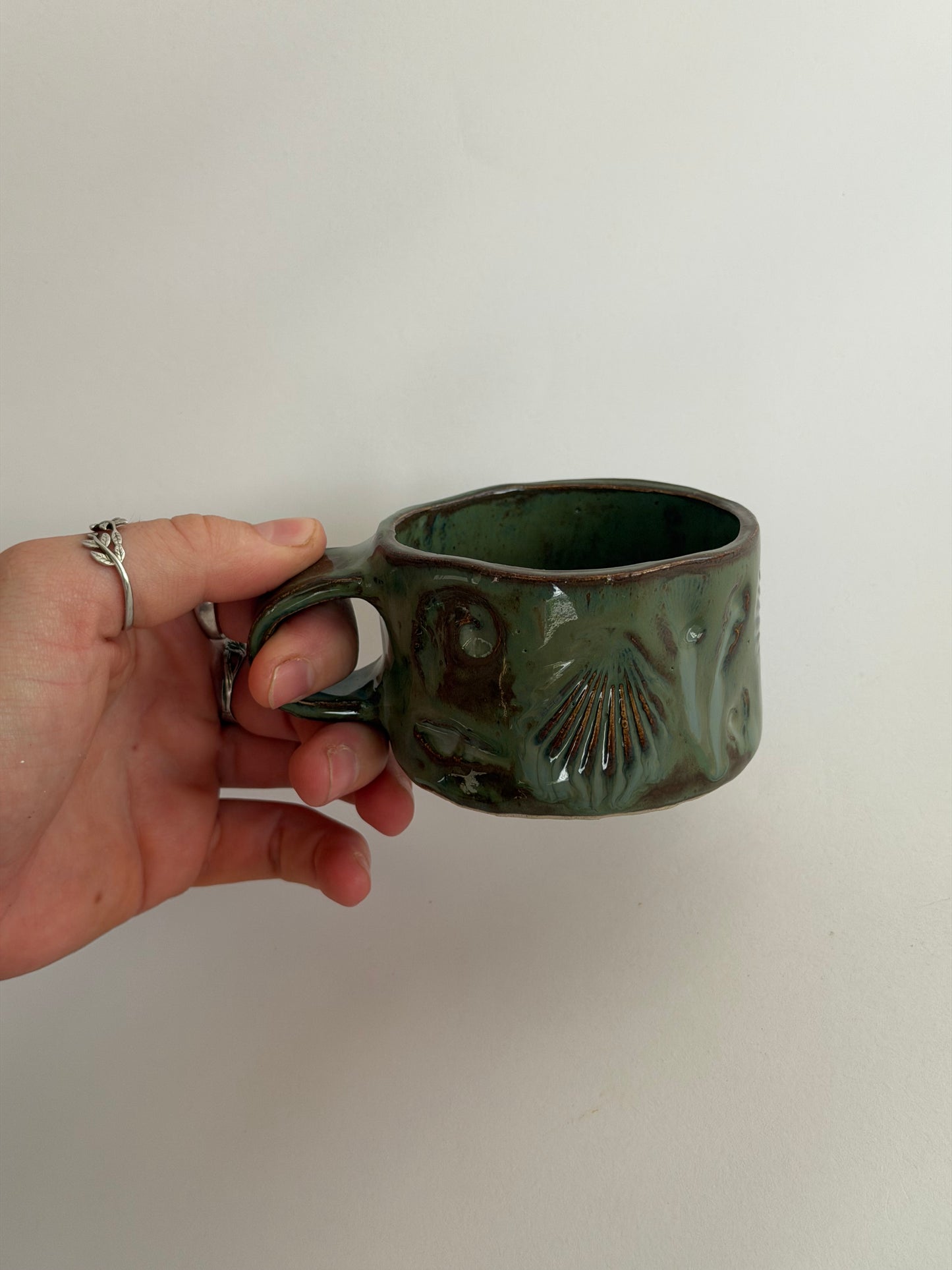 Seashell Handmade Ceramic Cup