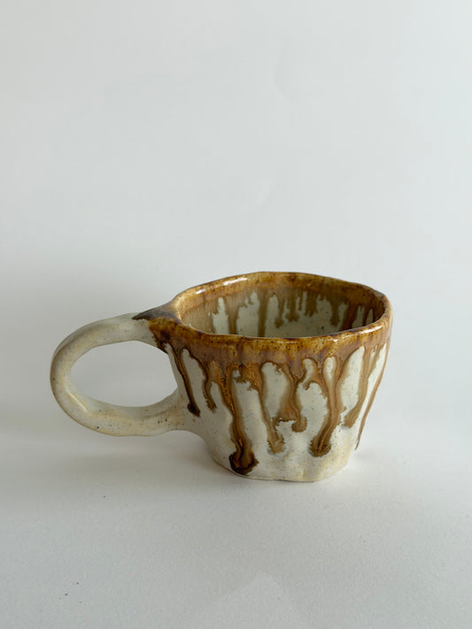 Caramel Handmade Ceramic Tea Cup
